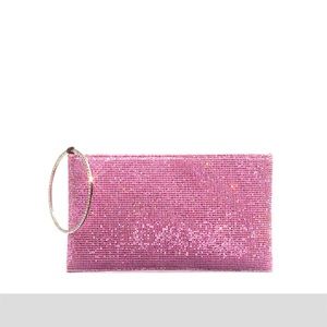 🟡Barbie Inspired Glitter Wristlet